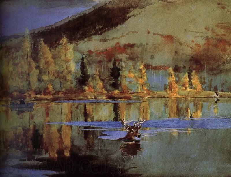 Winslow Homer October days France oil painting art